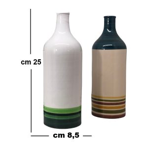 Bottiglie e orcetti in ceramica - Maxi 750 ml, 25 × 8,5 cm