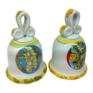 Campanelle in ceramica - Campanella piccola barocca
