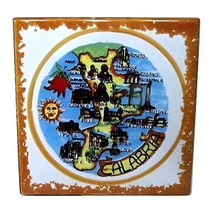 Piatti e mattonelle in ceramica - Mattonella 10 × 10 cm