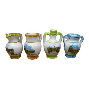 Caraffe e bottigliette in ceramica - Mini assortiti h 7 cm