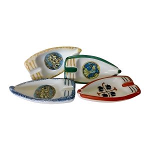 Posacenere in ceramica - Posacenere barchetta