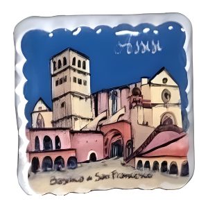 Calamite in ceramica linea Gold - ART.0039d Mignon quadrato 3 × 3 cm