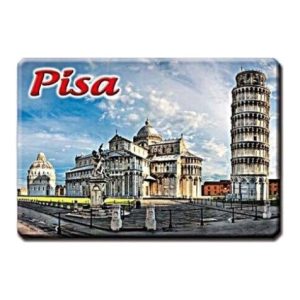 Calamita in metallo rettangolare - Pisa
