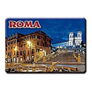 Calamita in metallo rettangolare - Roma