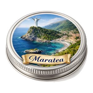 Calamita in metallo a forma di tappo da barattolo