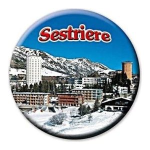 Calamita in metallo tonda - Sestriere