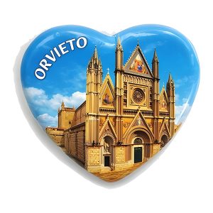 Calamita in resina cuore