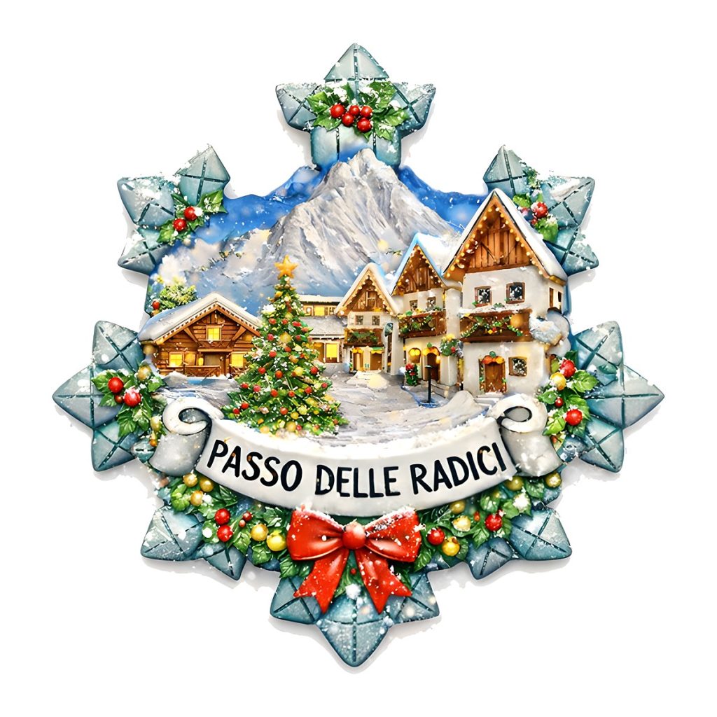 Calamita in resina fiocco di neve