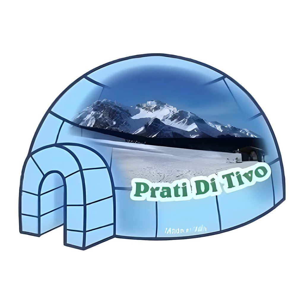 Calamita in resina igloo