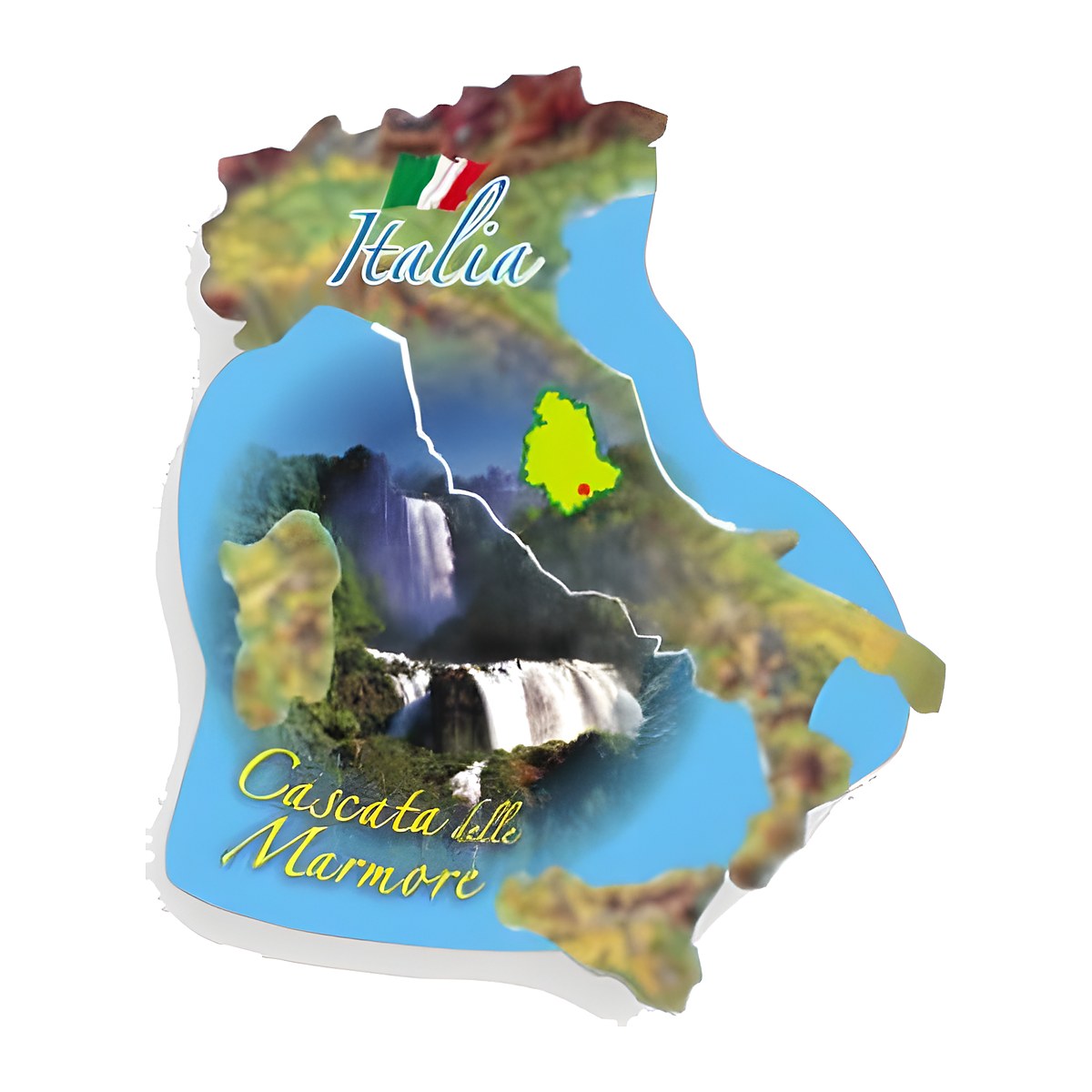 Calamita in resina Italia