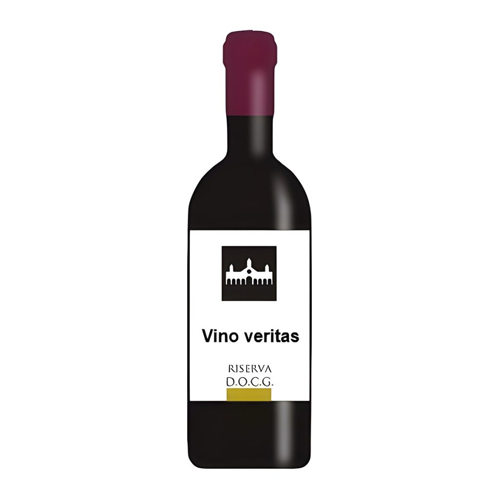 Calamita in resina bottiglia vino
