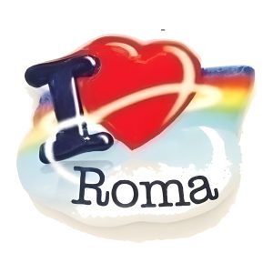 Calamita in resina I love