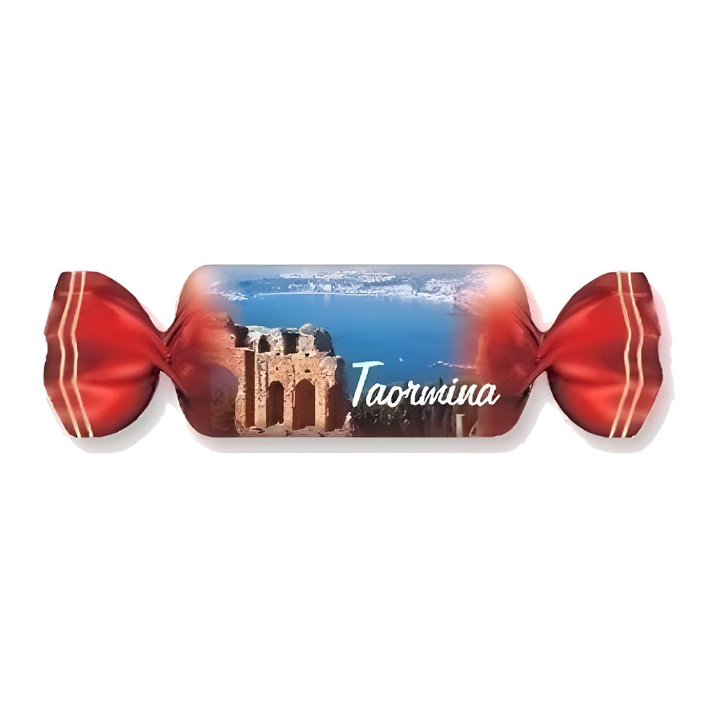 Calamita in resina caramella