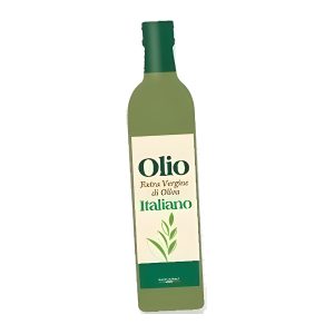Calamita in resina bottiglia olio