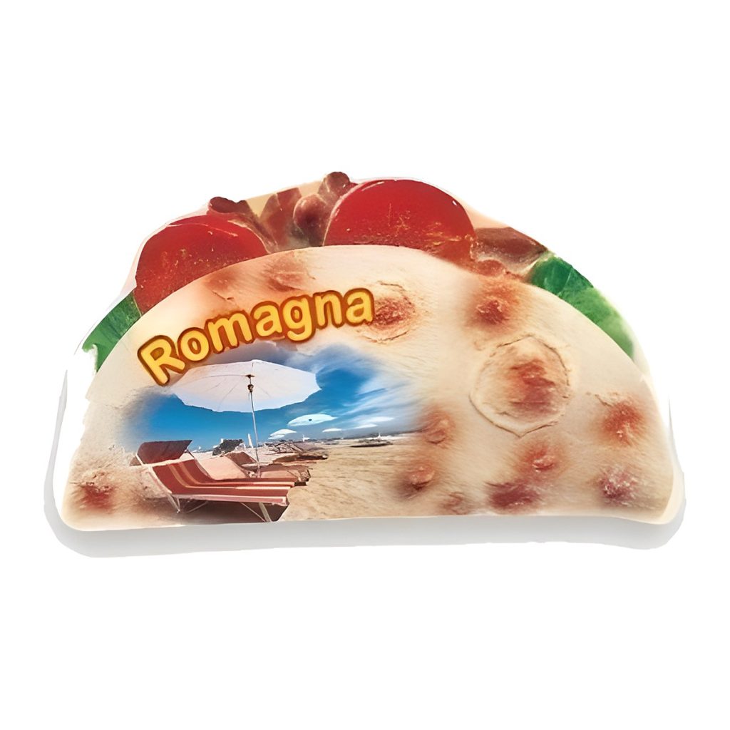 Calamita in resina piadina
