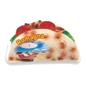 Calamita in resina piadina