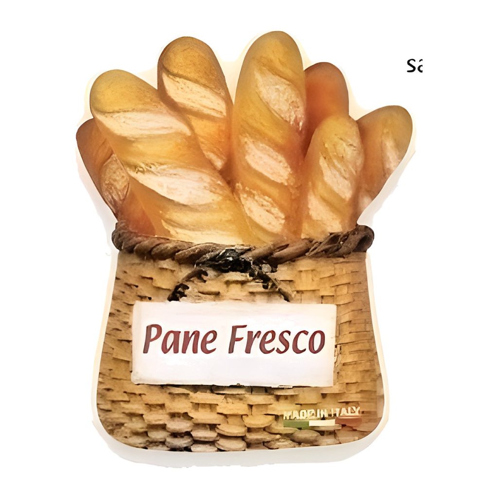 Calamita in resina sacco pane