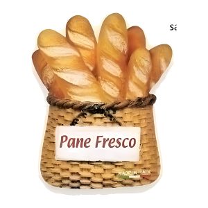 Calamita in resina sacco pane