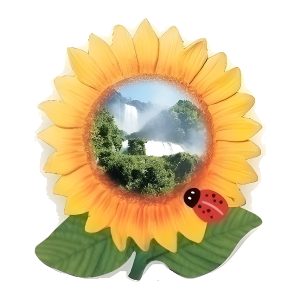 Calamita in resina girasole grande