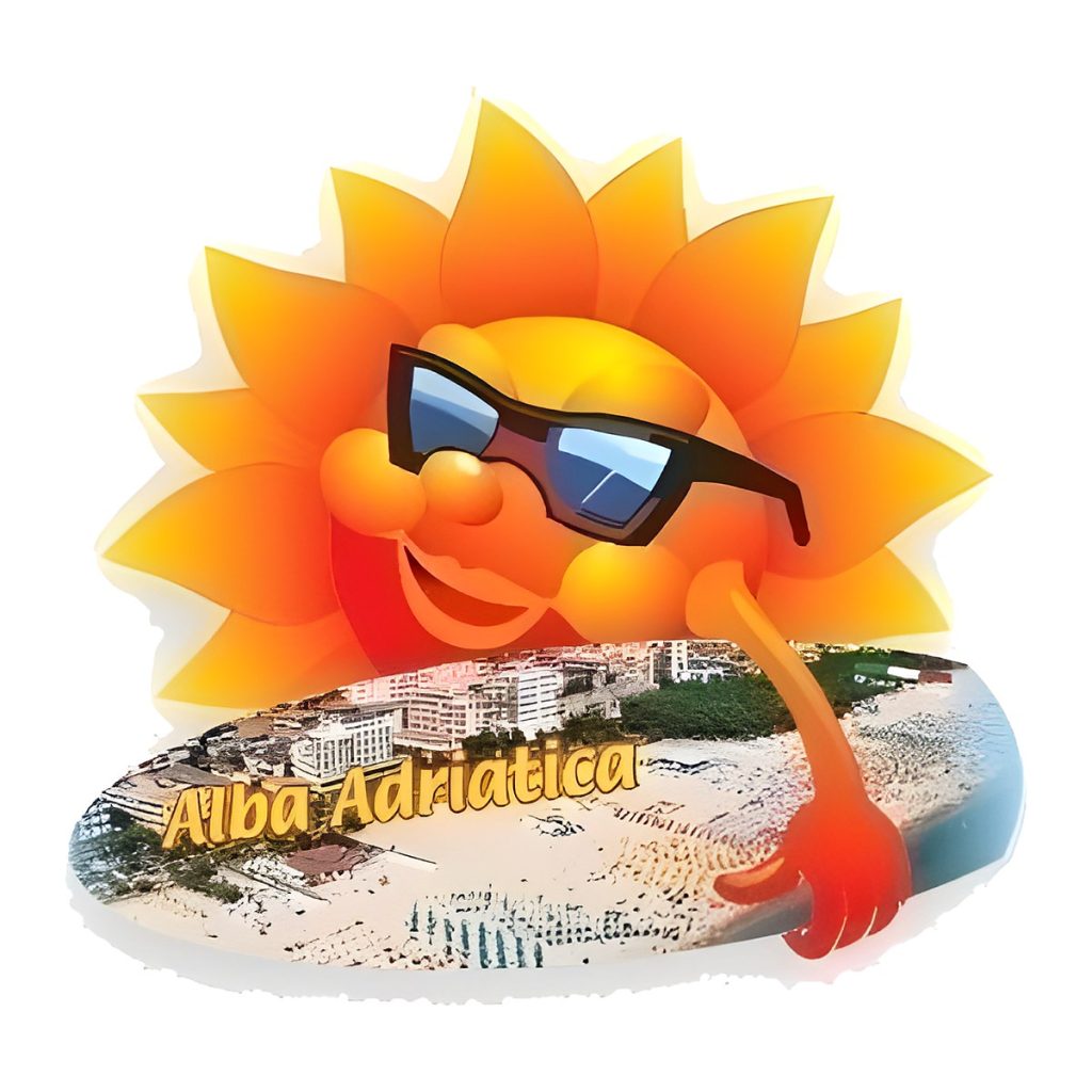 Calamita in resina sole surf