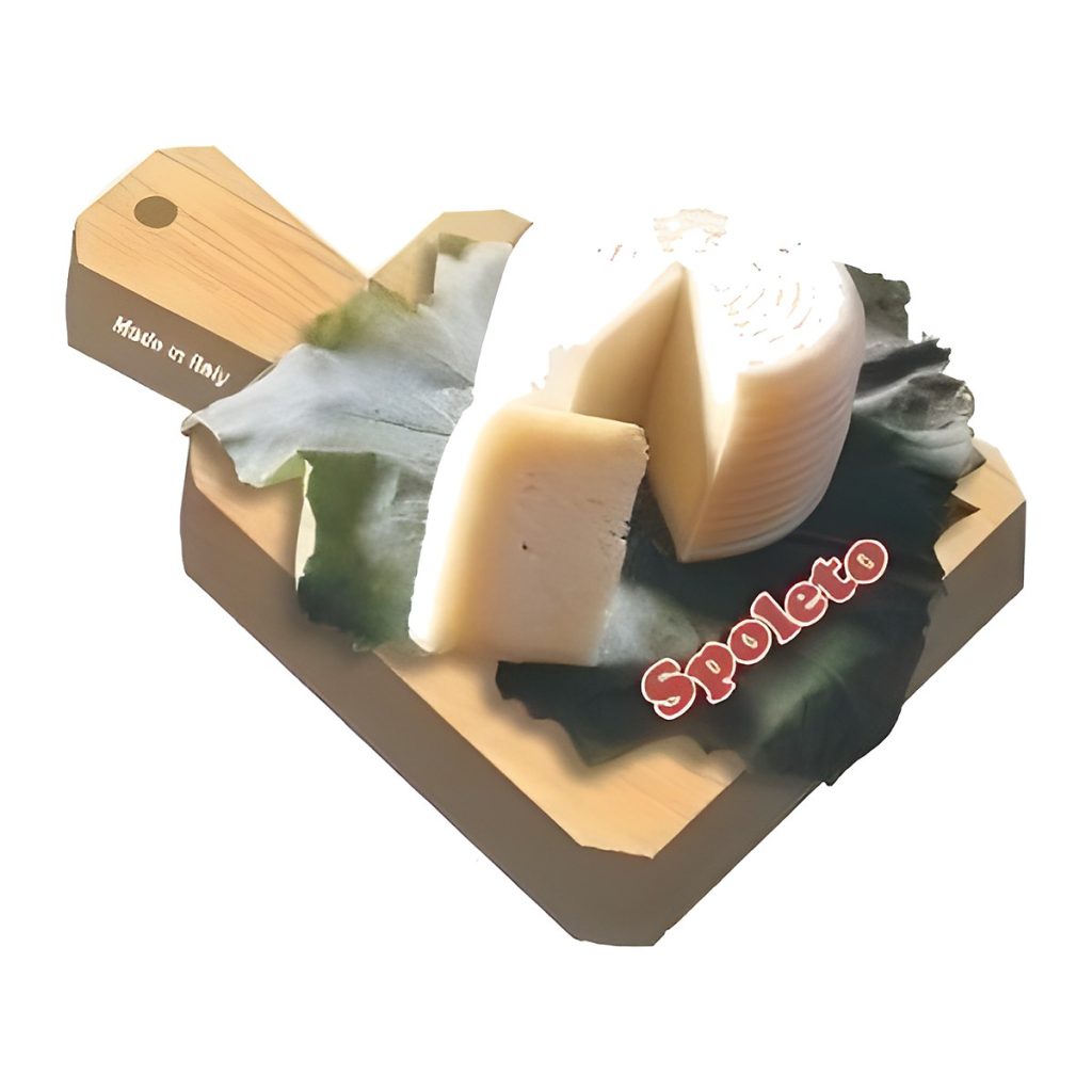Calamita in resina tagliere con caciotta