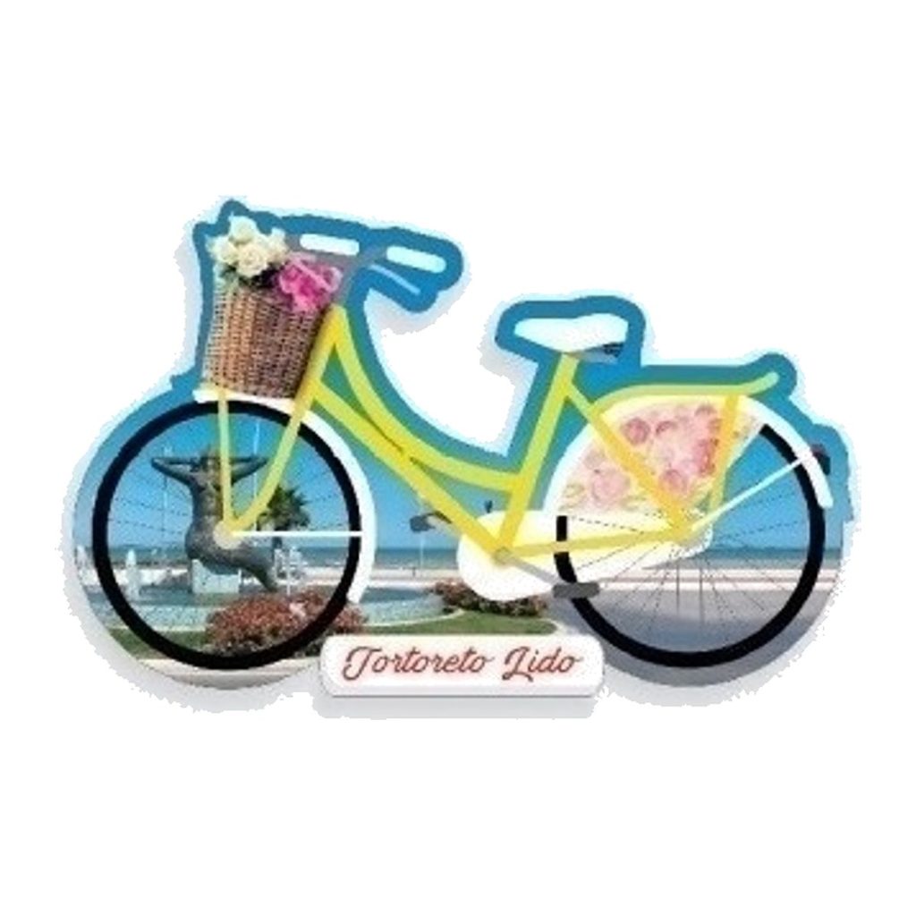 Calamita in resina bicicletta