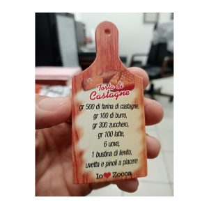 Calamita in resina tagliere ricetta
