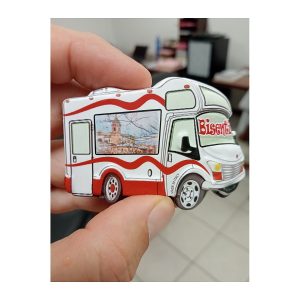 Calamita in resina camper