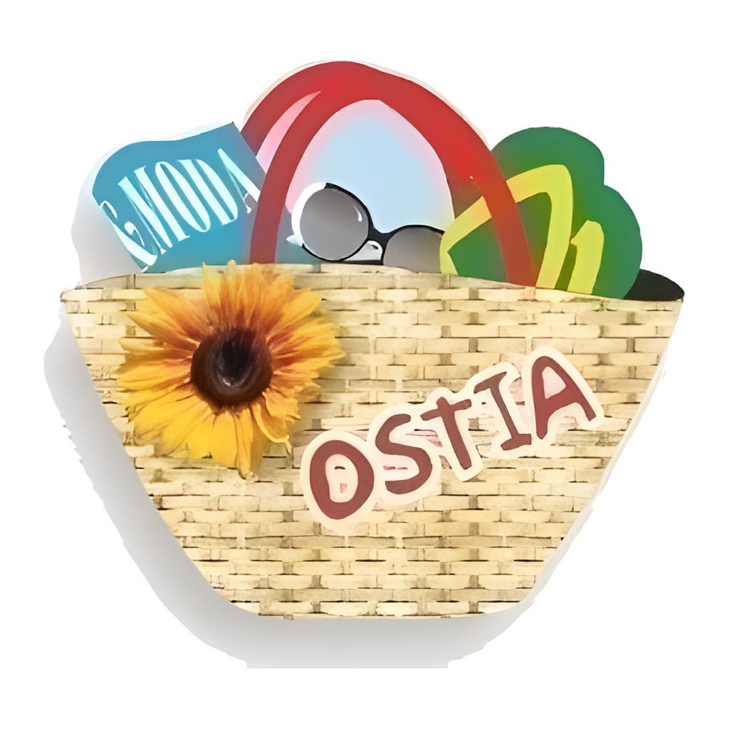Calamita in resina borsa mare