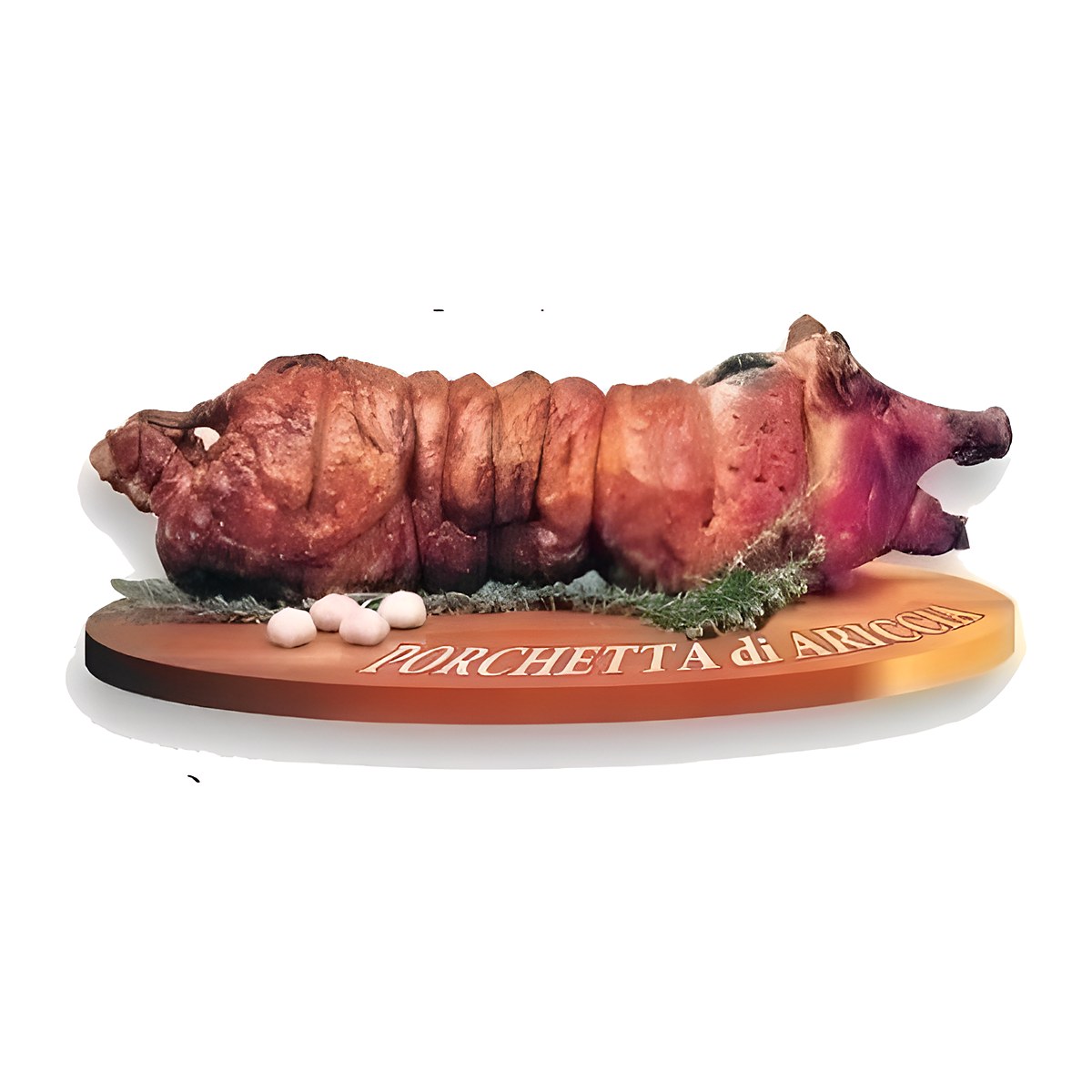 Calamita in resina porchetta