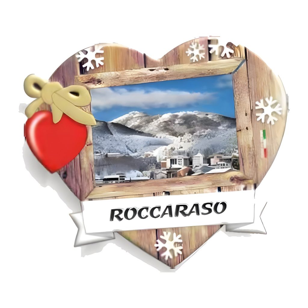 Calamita in resina tavoletta montagna