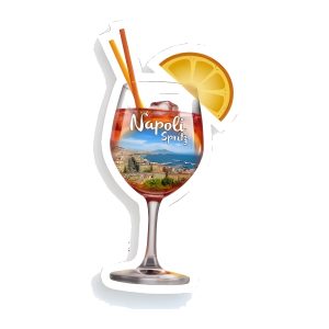 Calamita in resina spritz bicchiere
