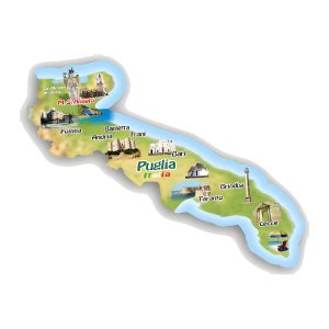 Calamita in resina Puglia