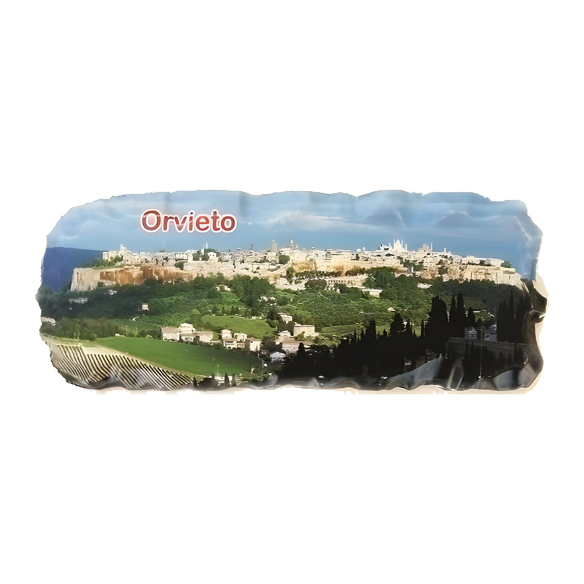 Calamita in resina panorama sottile